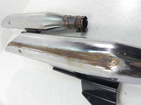 2008 Honda V-Twin VTX1800 N3 Cobra Slash Cut Slip On Exhaust Pipe Muffler 1176SC {{ shop.shopifyCountryName }} - Mototech271