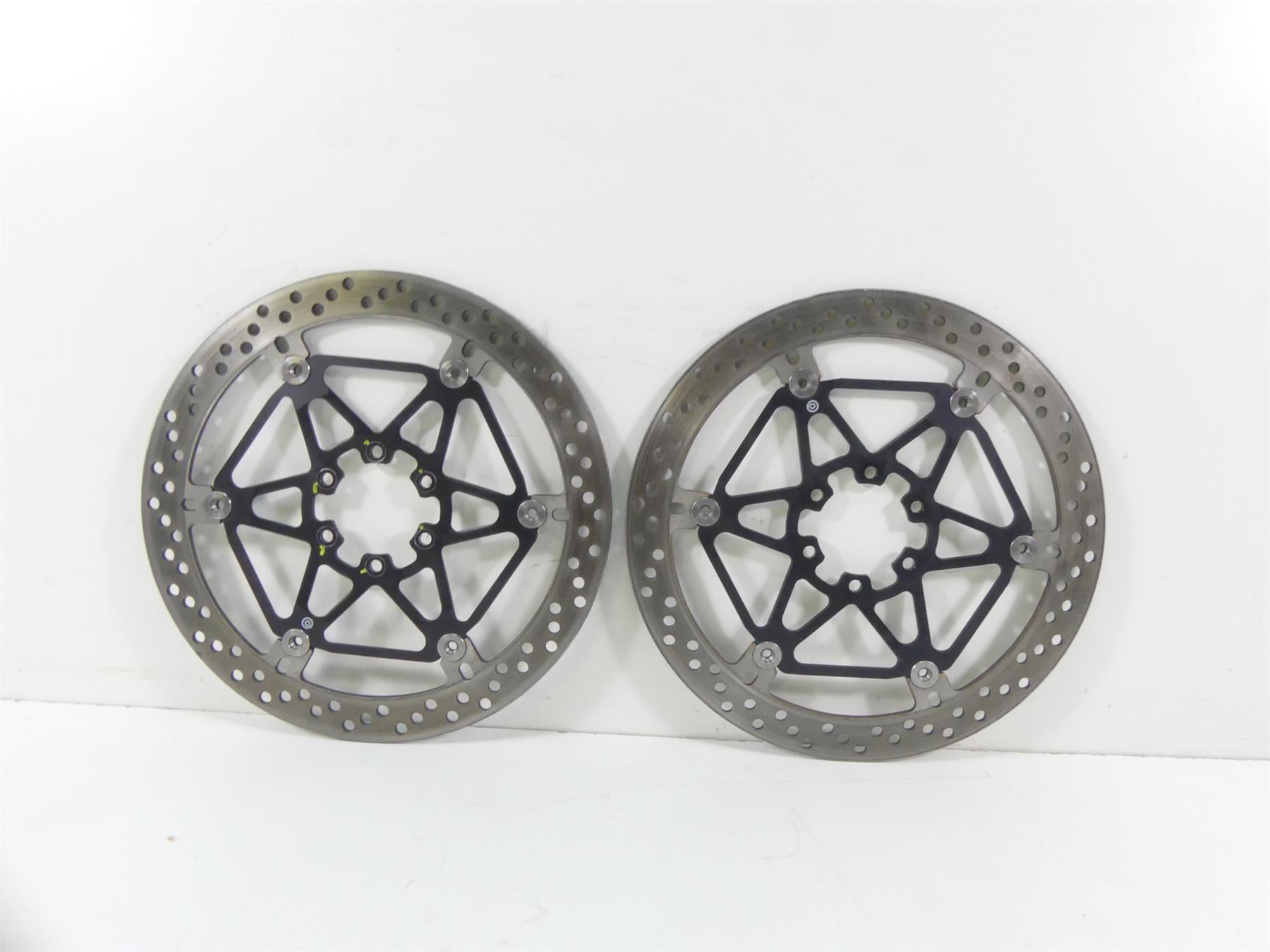 2019 Aprilia Tuono V4 RR Factory Front Brake Rotor Disc Set 2B001135 2B001136 {{ shop.shopifyCountryName }} - Mototech271