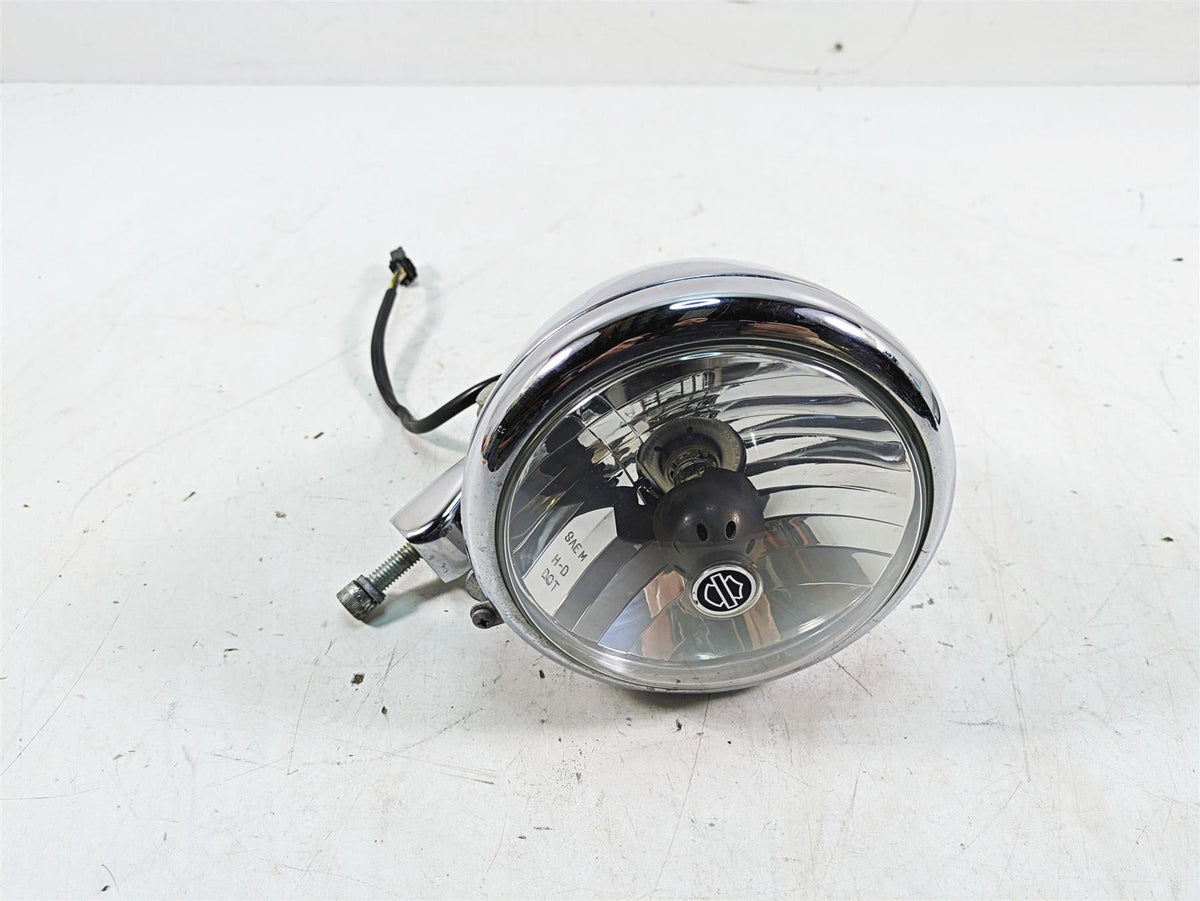 2007 Harley Sportster XL1200 C Headlight Head Light & Mount 5-3/4 ...