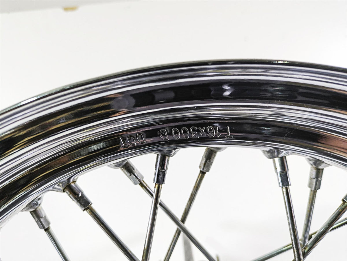 2008 Harley FLSTC Softail Heritage Straight 16x3 Front Spoke Wheel Rim 41508-08 {{ shop.shopifyCountryName }} - Mototech271