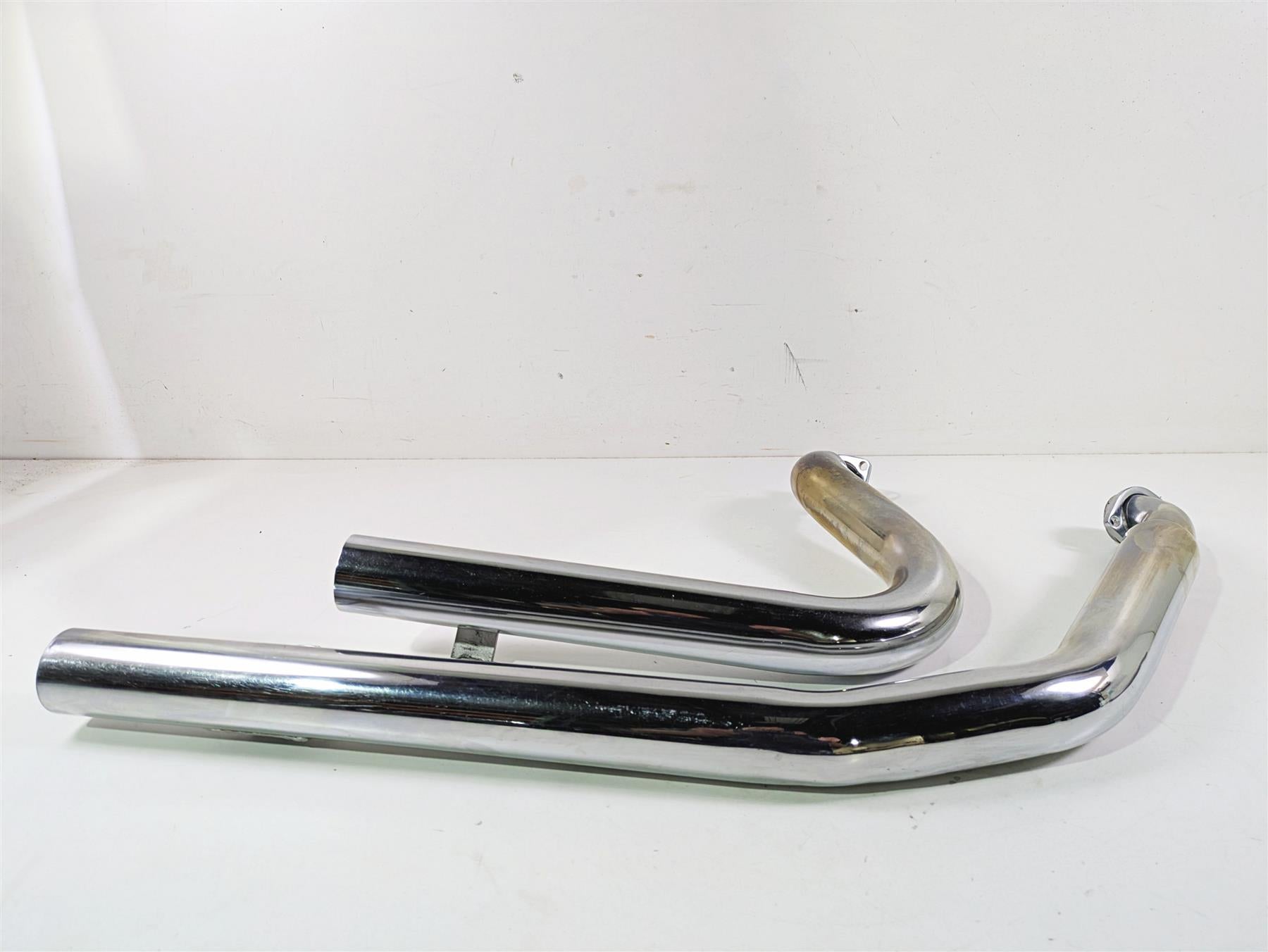 2008 Ultima Motorcycles Fat Bastard Straight Chrome Pipe Exhaust System {{ shop.shopifyCountryName }} - Mototech271