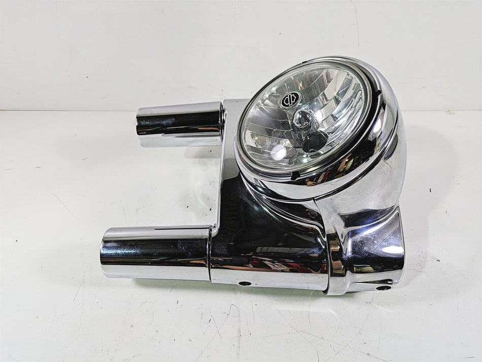2012 Harley FLD Dyna Switchback Headlight Chrome Nacelle Set 61400078 57200024 {{ shop.shopifyCountryName }} - Mototech271