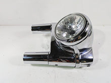 Load image into Gallery viewer, 2012 Harley FLD Dyna Switchback Headlight Chrome Nacelle Set 61400078 57200024
