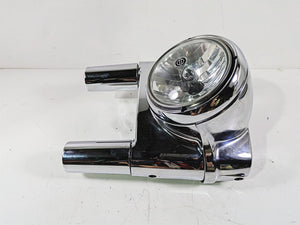 2012 Harley FLD Dyna Switchback Headlight Chrome Nacelle Set 61400078 57200024