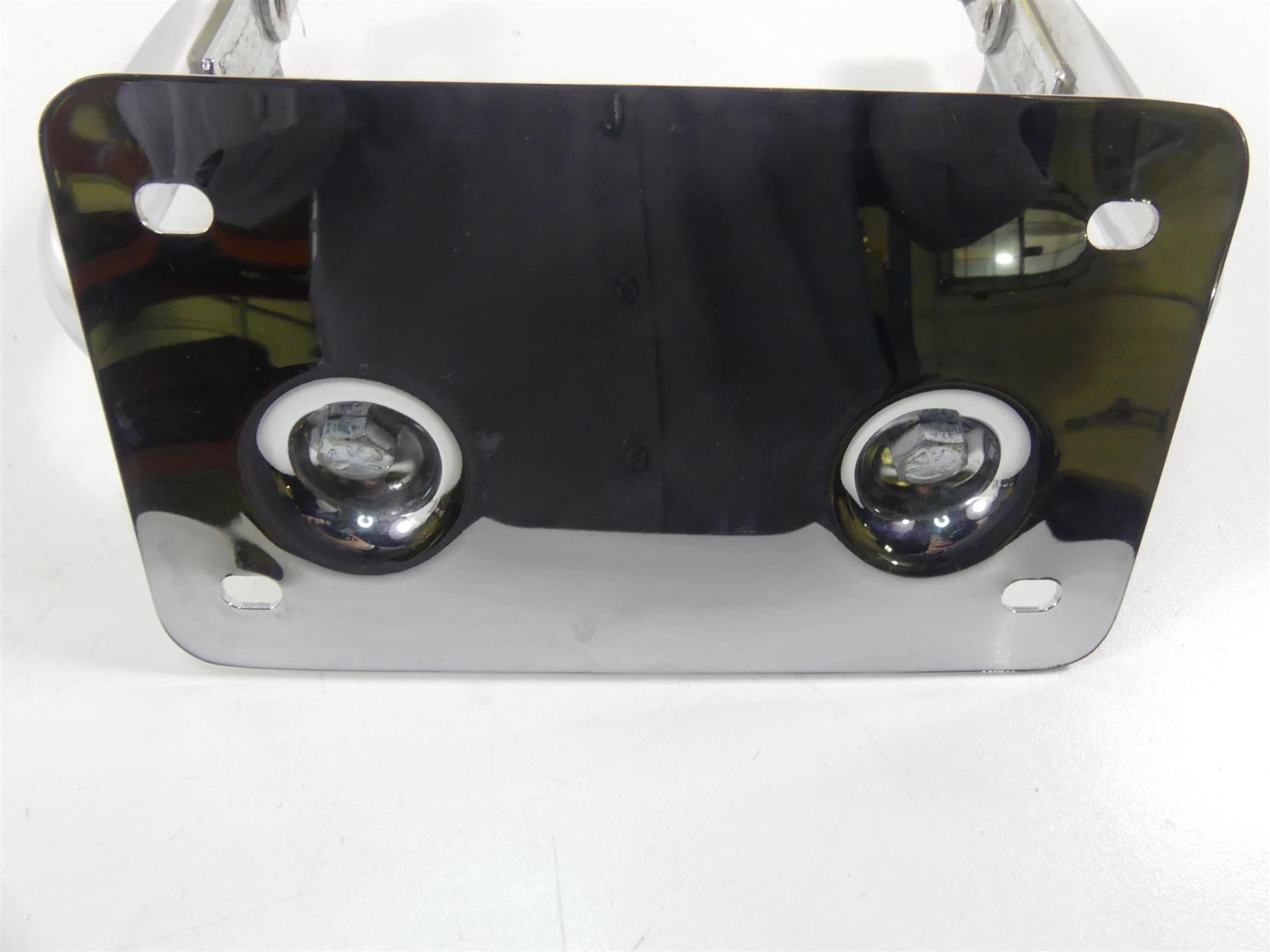 2005 Harley Touring FLHRSI Road King Chrome Lay Down License Plate Holder {{ shop.shopifyCountryName }} - Mototech271