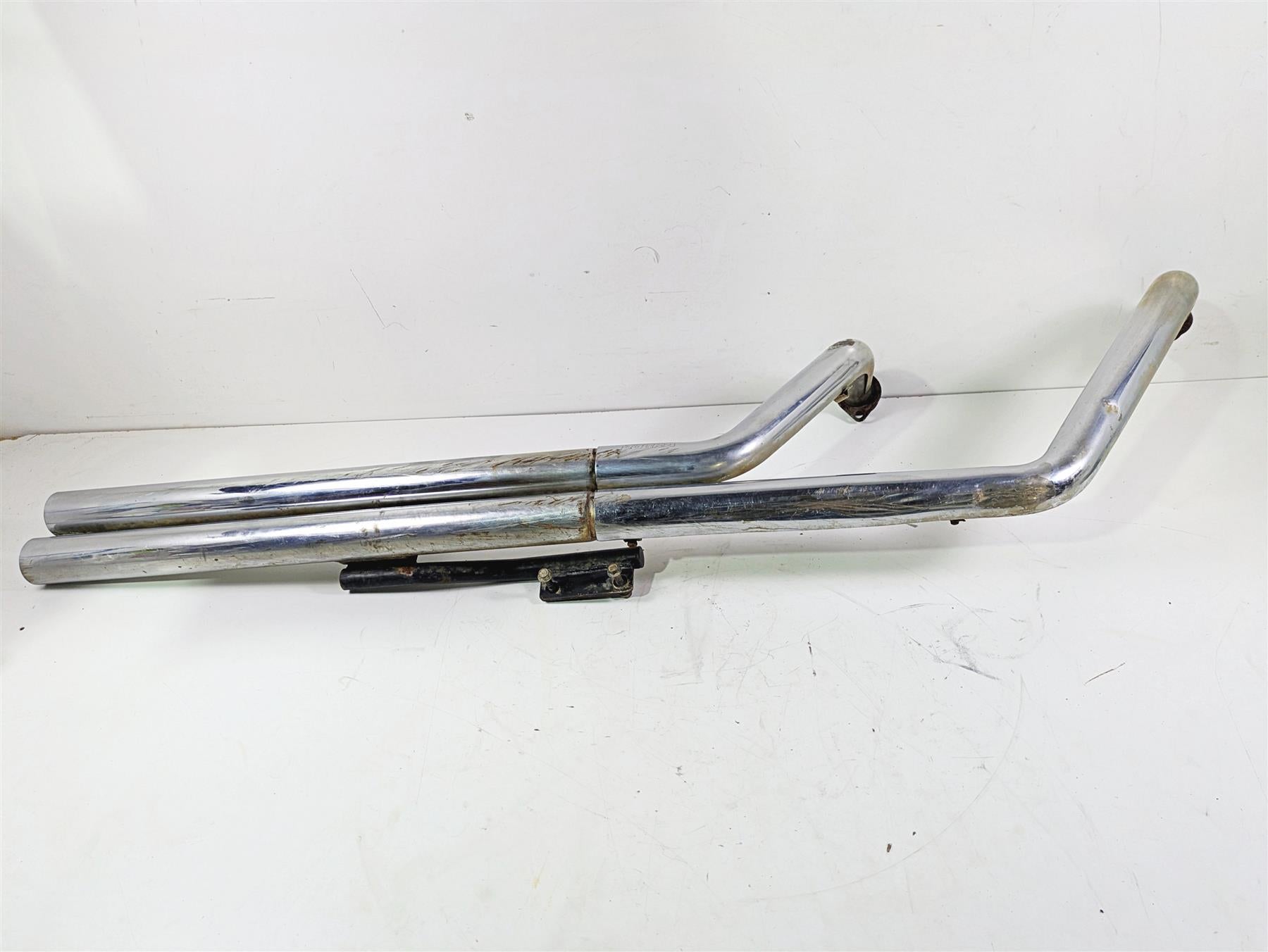 2000 Honda VT1100 Shadow Sabre Cobra Long Exhaust Pipe System {{ shop.shopifyCountryName }} - Mototech271