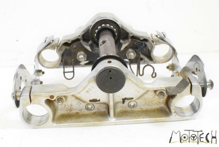 2004 Yamaha XVS650 V-Star Custom Upper Lower Triple Tree Set {{ shop.shopifyCountryName }} - Mototech271