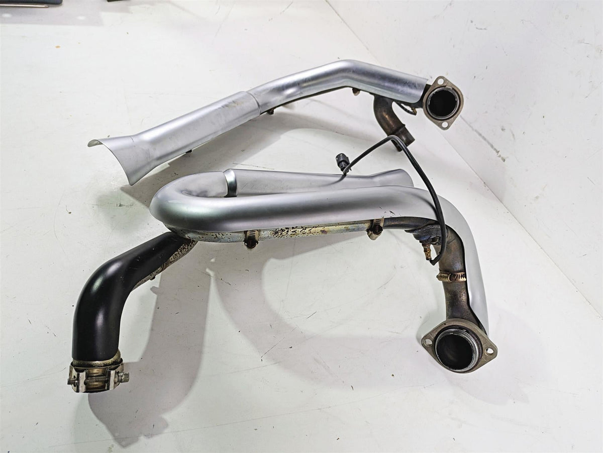 2013 Harley VRSCF Muscle Rod Stock Header Manifold Heatshield Set 65600069 {{ shop.shopifyCountryName }} - Mototech271