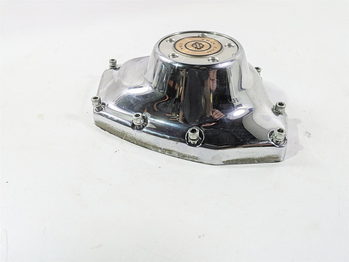 2008 Harley FXDL Dyna Low Rider 105TH Cam Shaft Side Chrome Cover 25362-01A {{ shop.shopifyCountryName }} - Mototech271