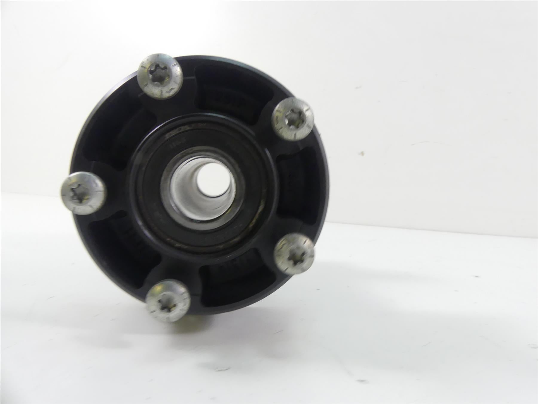 2015 Harley FLS Softail Slim Front Black Wheel Spoke Hub 55107-12 {{ shop.shopifyCountryName }} - Mototech271