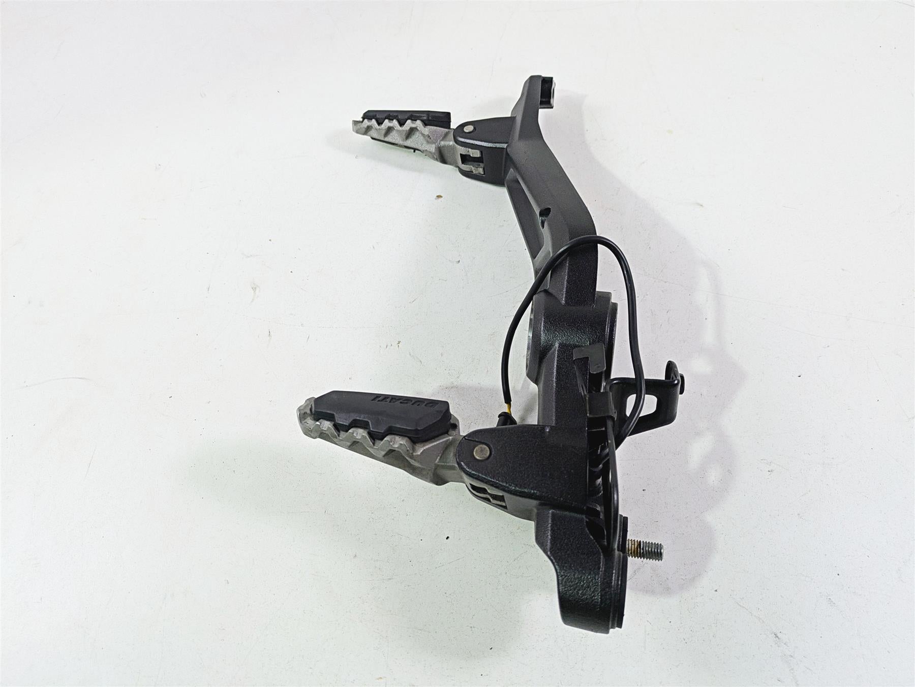 2013 Ducati Hypermotard 821 SP Right Foot Peg Bracket Mount 82412101CA {{ shop.shopifyCountryName }} - Mototech271