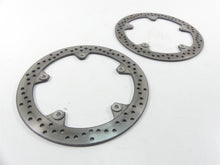 Load image into Gallery viewer, 2014 BMW R1200GS K50 Front Brake Disc Rotor Set 305Mm 34118526566
