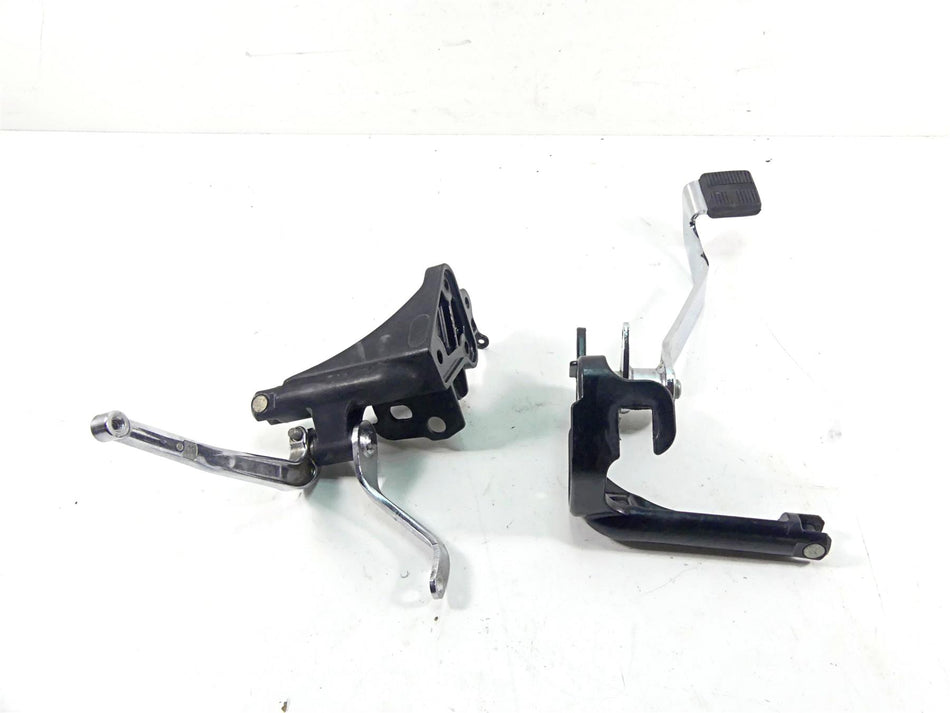2011 Harley Softail FXS Blackline Forward Foot Peg Control Mount Set 42508-11BHP {{ shop.shopifyCountryName }} - Mototech271