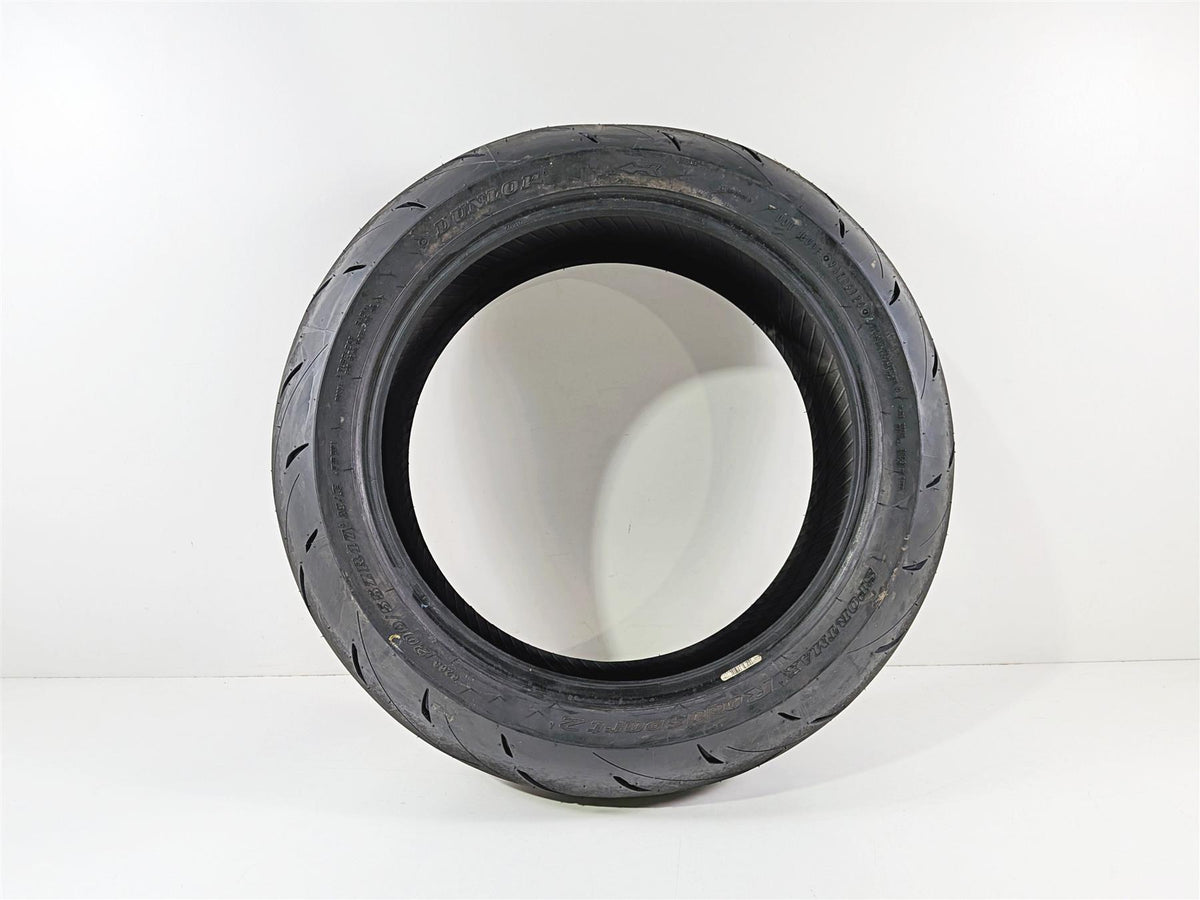 Used Motorcycle Rear Tire Dunlop Sportmax Roadsport 2 200/55-R17 78W DOT5124 636541-Mototech271