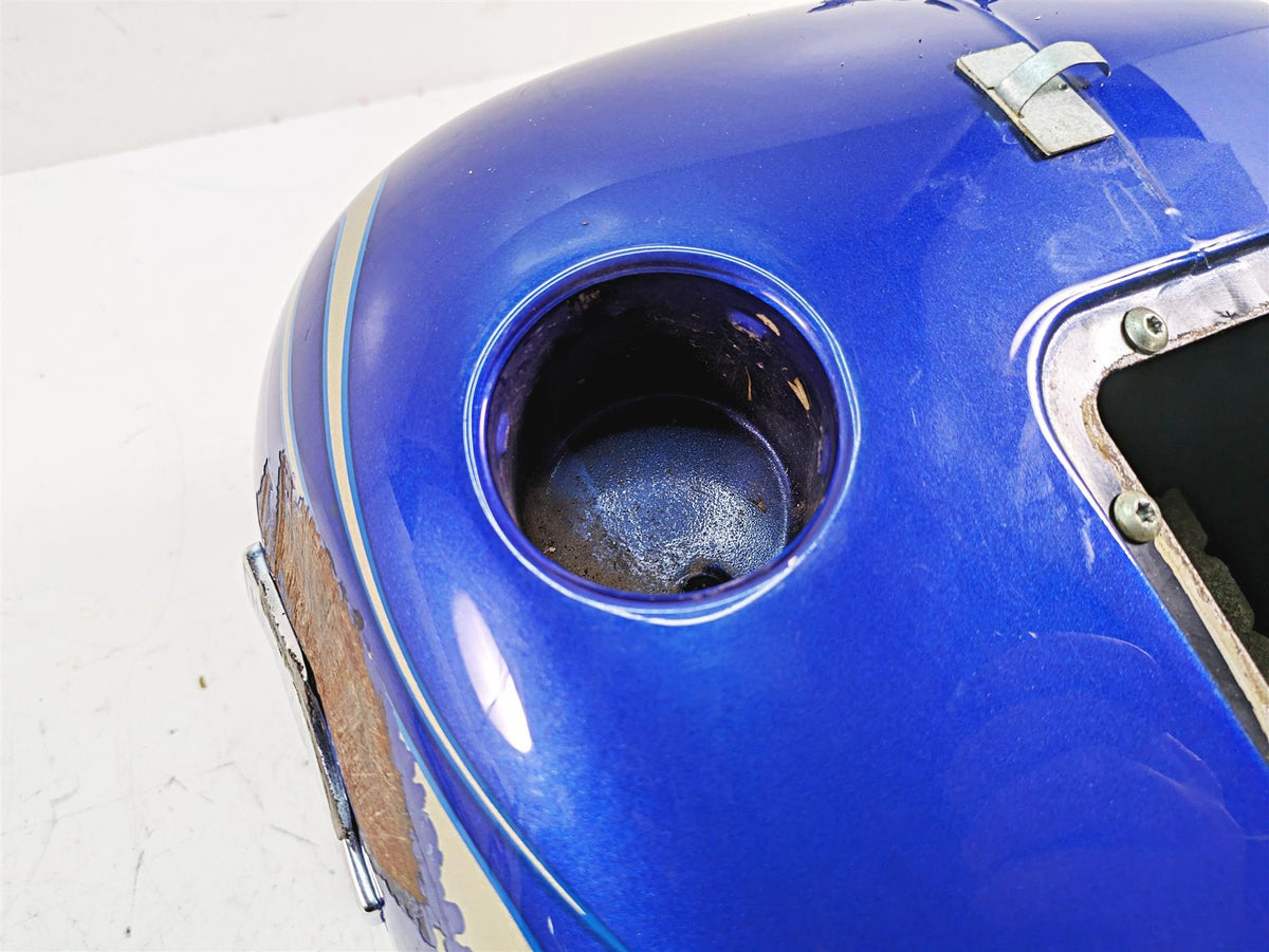 2009 Harley FXCWC Softail Rocker C Fuel Petrol Tank Flame Blue Pearl 62105-08 {{ shop.shopifyCountryName }} - Mototech271