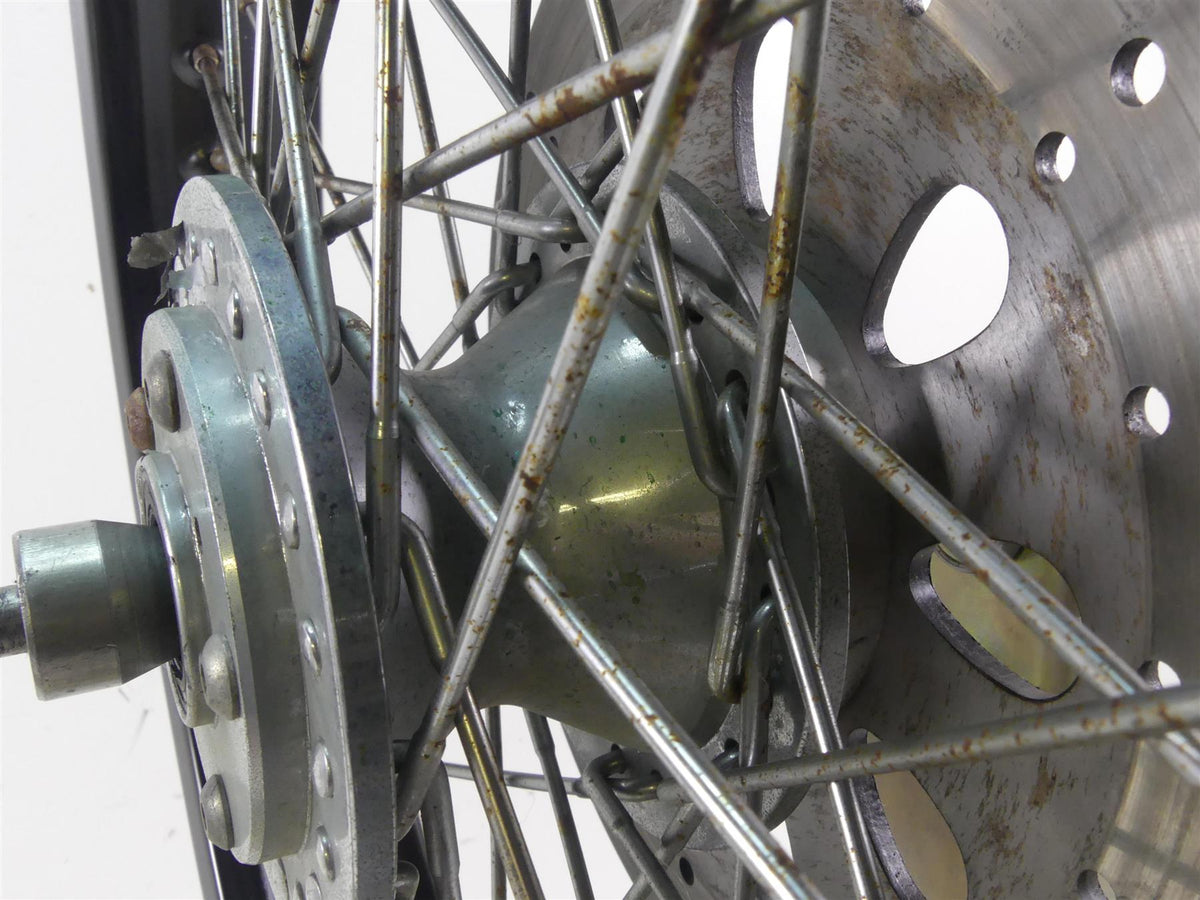 2001 Indian Centennial Scout Front 2.5x19 Wheel Rim & Brake Disc -Read 21-114 {{ shop.shopifyCountryName }} - Mototech271