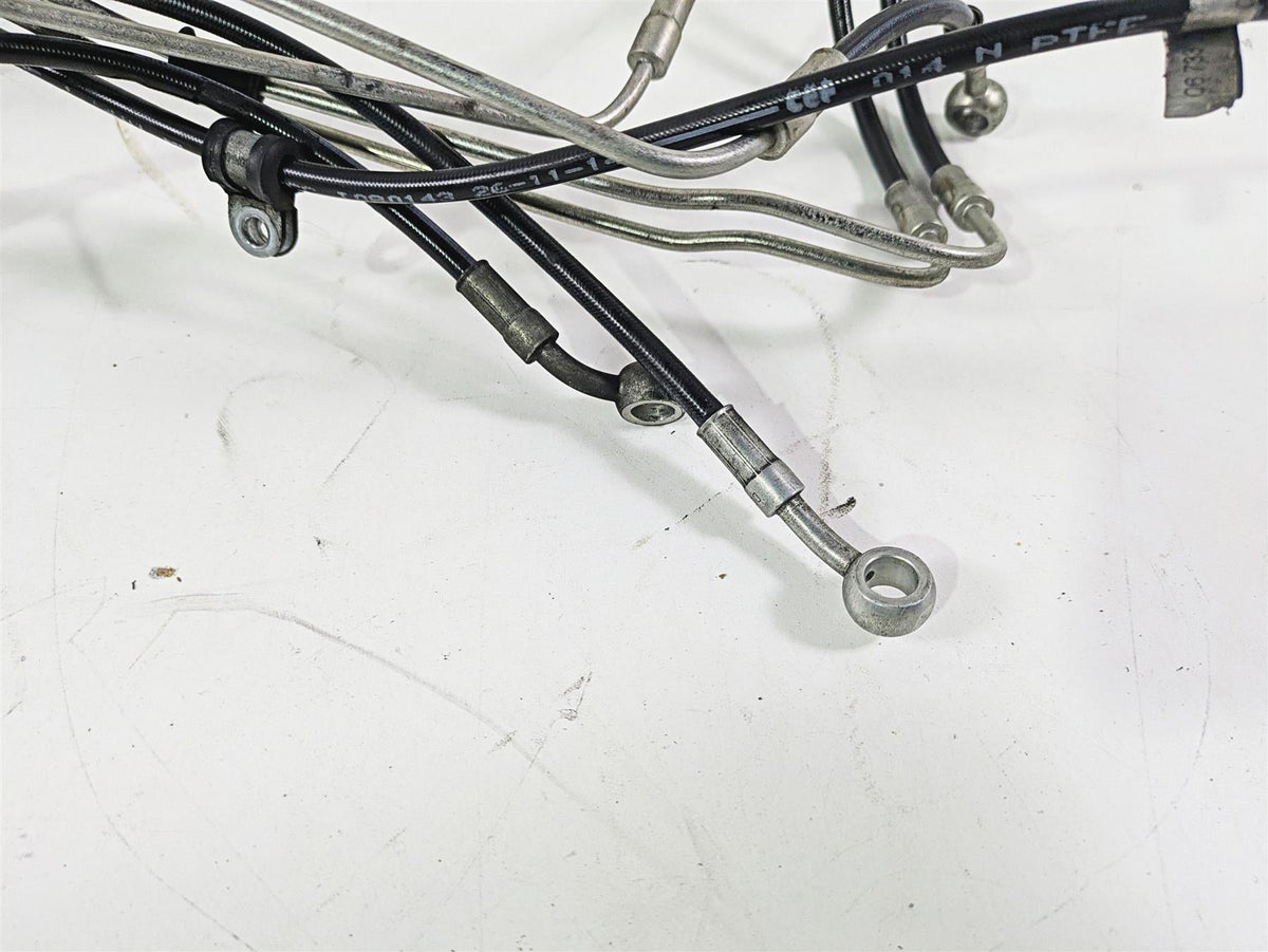 2015 Ducati Hypermotard 821 SP Front Rear Abs Brake Line Set 61810491A 61810481A {{ shop.shopifyCountryName }} - Mototech271