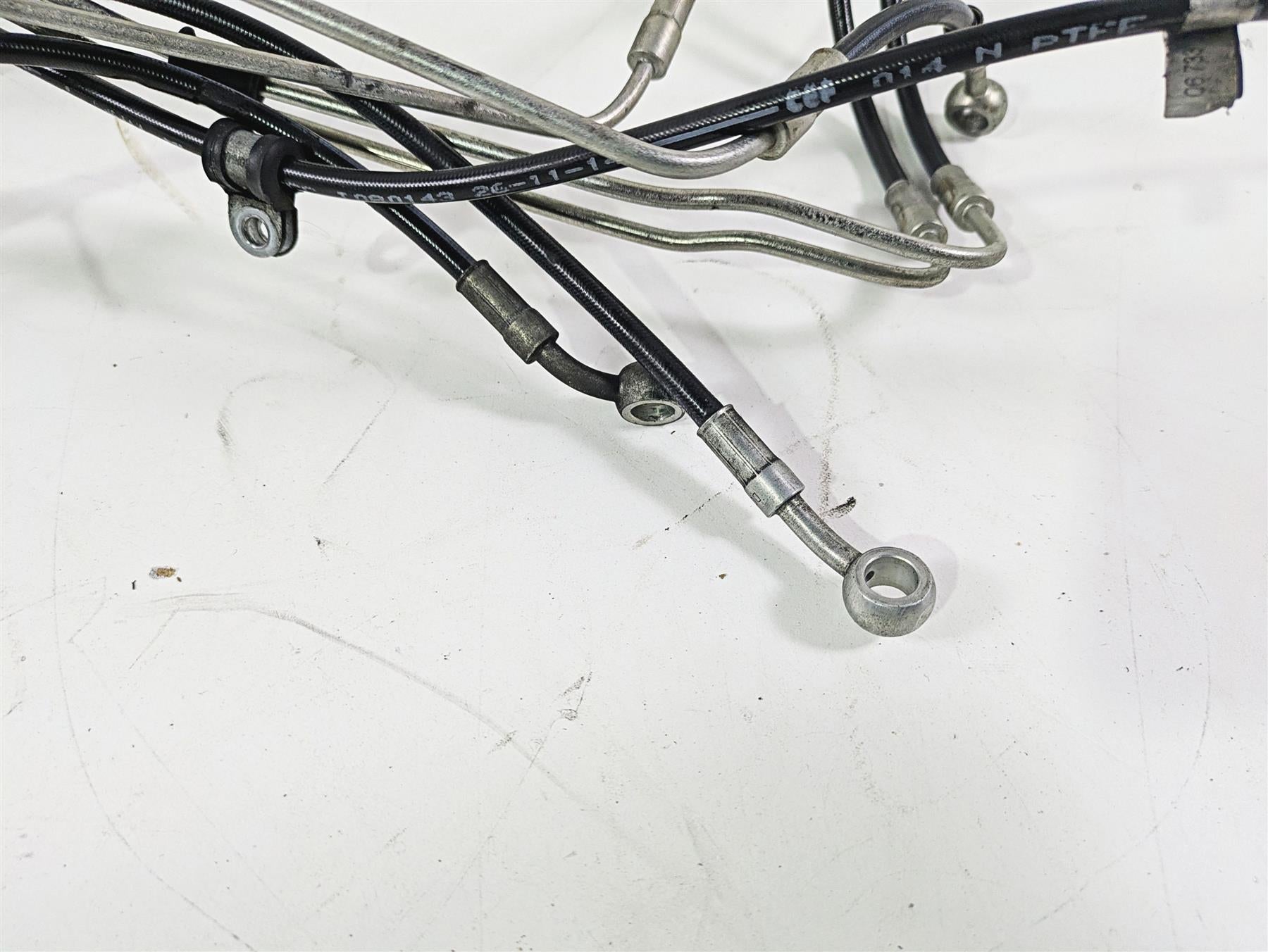 2015 Ducati Hypermotard 821 SP Front Rear Abs Brake Line Set 61810491A 61810481A {{ shop.shopifyCountryName }} - Mototech271