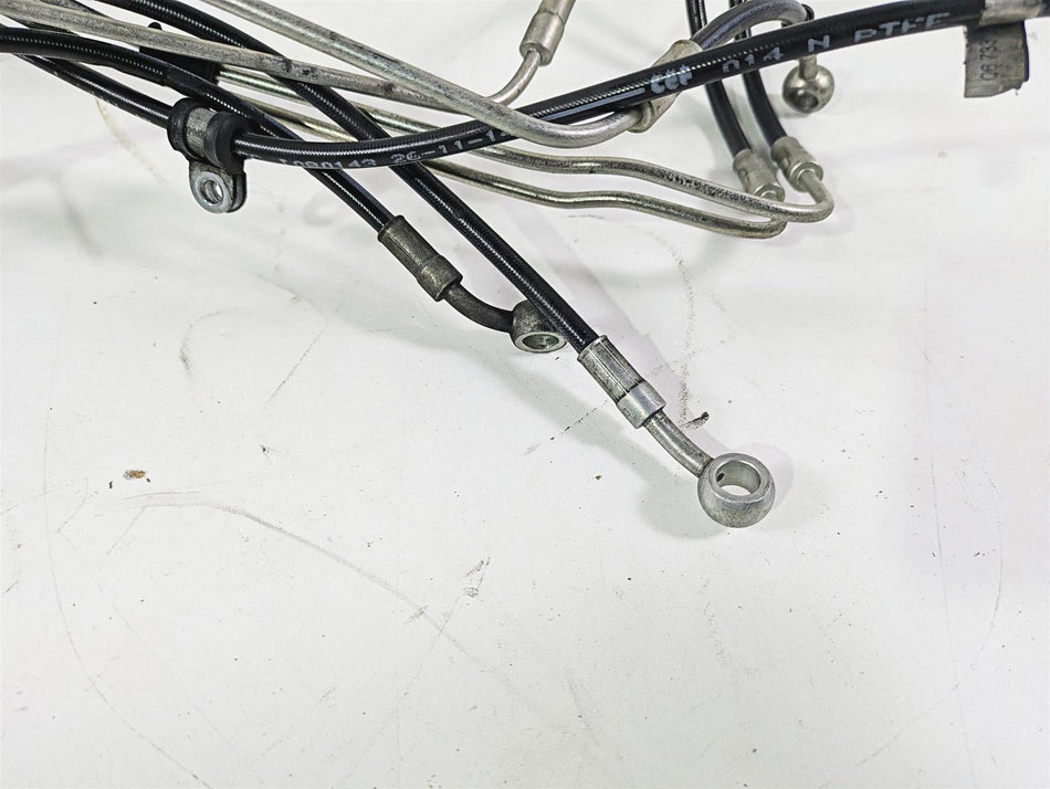 2015 Ducati Hypermotard 821 SP Front Rear Abs Brake Line Set 61810491A 61810481A {{ shop.shopifyCountryName }} - Mototech271