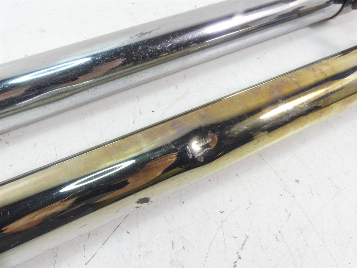 2013 Harley Touring FLHX Street Glide Fishtail Slip On Exhaust Pipe Muffler Set {{ shop.shopifyCountryName }} - Mototech271