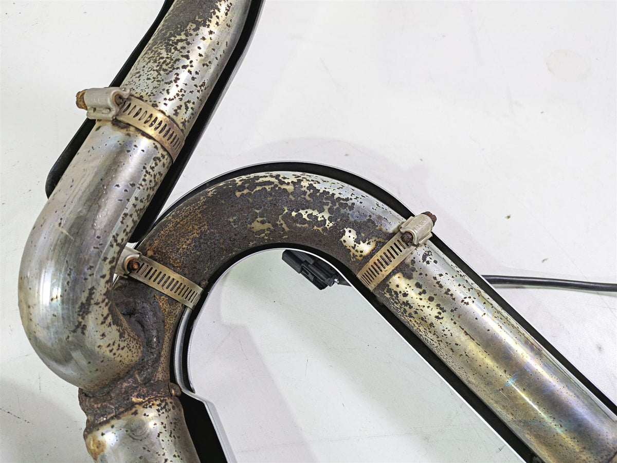 2013 Harley VRSCF Muscle Rod Stock Header Manifold Heatshield Set 65600069 {{ shop.shopifyCountryName }} - Mototech271