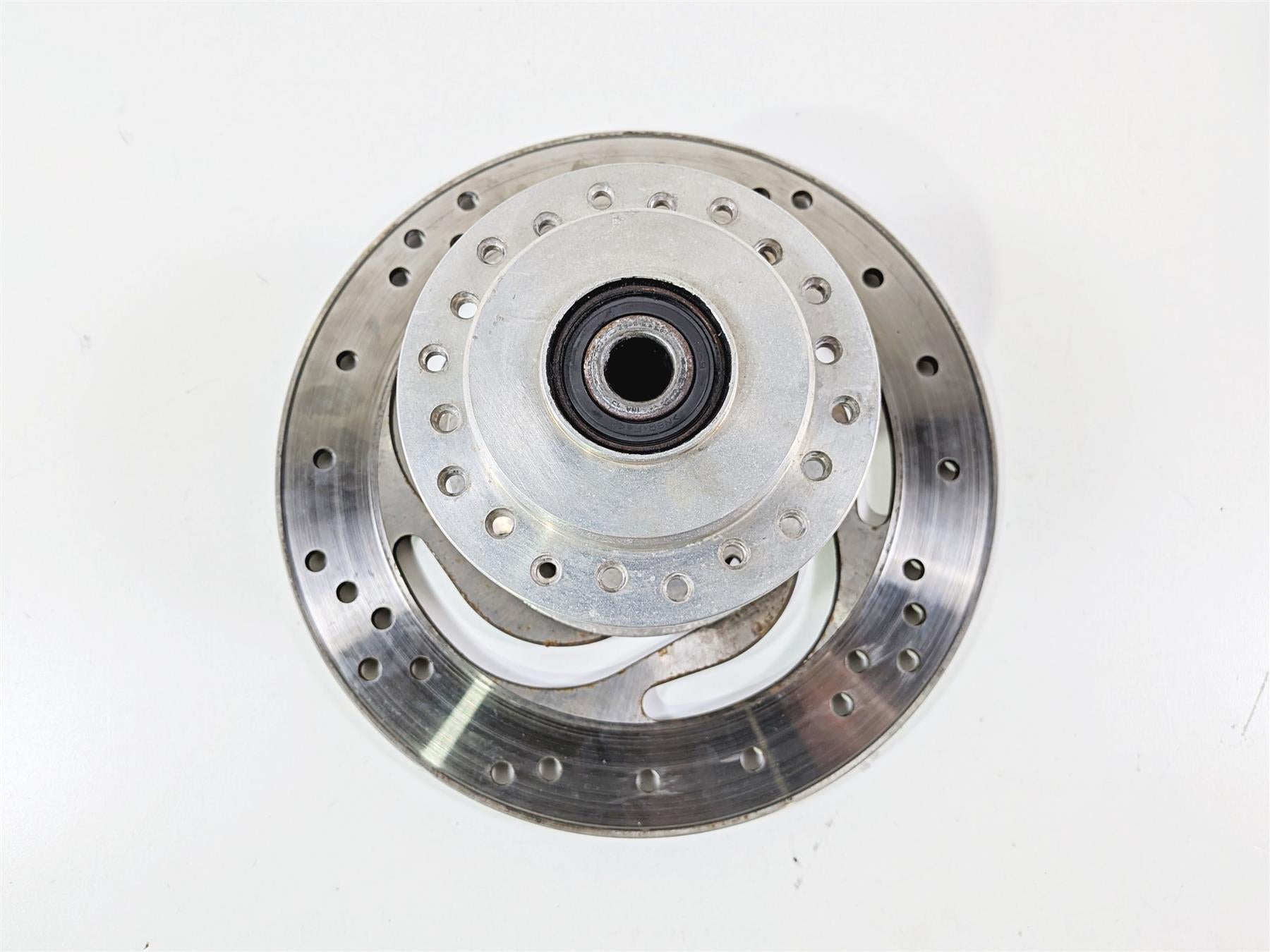 2003 Harley Sportster XL1200 Front Spoke Wheel Hub + Brake Disc Set 43105-05A {{ shop.shopifyCountryName }} - Mototech271
