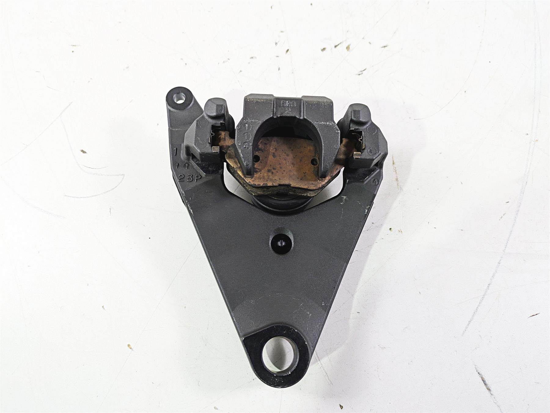2012 Yamaha XT1200 Super Tenere Rear Brake Caliper & Bracket 23P-2580W-00-00 {{ shop.shopifyCountryName }} - Mototech271