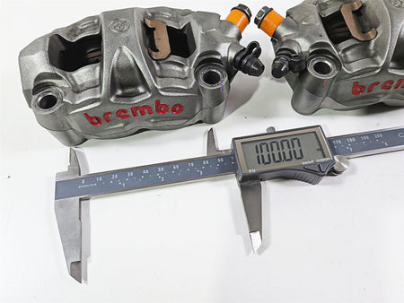 2018 Aprilia RSV4 RR Front Brake Caliper 100mm Brembo M50 2B001348 2B001349 {{ shop.shopifyCountryName }} - Mototech271