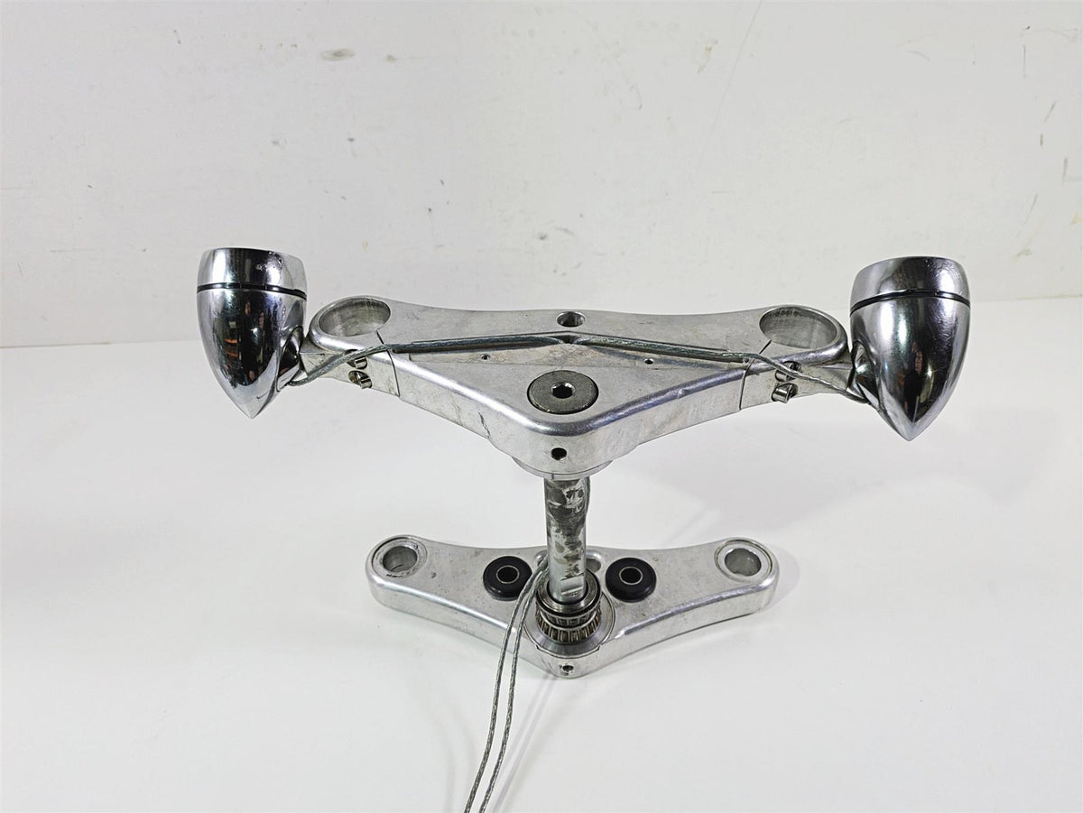 2004 Big Dog Chopper Straight Upper Lower Triple Tree Clamp Set 6110 6111 {{ shop.shopifyCountryName }} - Mototech271