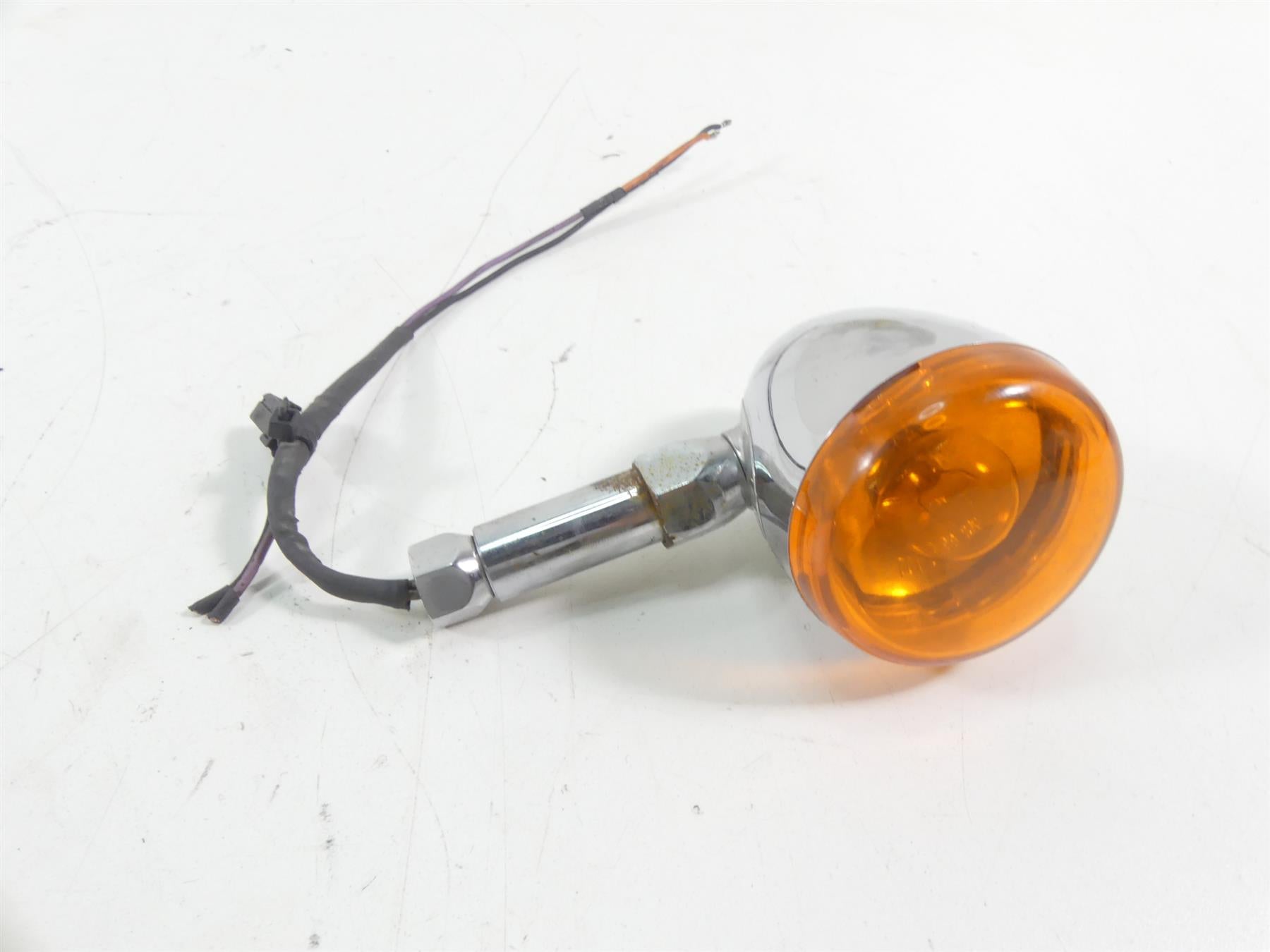 2004 Harley Softail FLSTFI Fat Boy Left Rear Chrome Blinker - Read 68977-00 | Mototech271