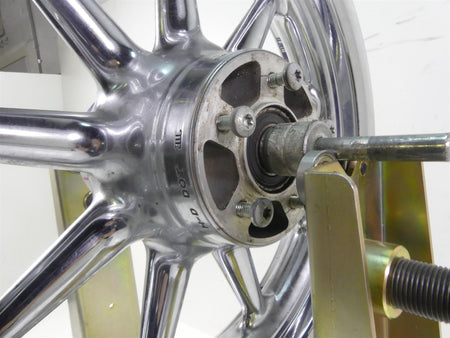 2007 Harley FLHTCU SE CVO Electra Glide Front 9 Spoke Chrome Wheel 16x3 43539-08 {{ shop.shopifyCountryName }} - Mototech271