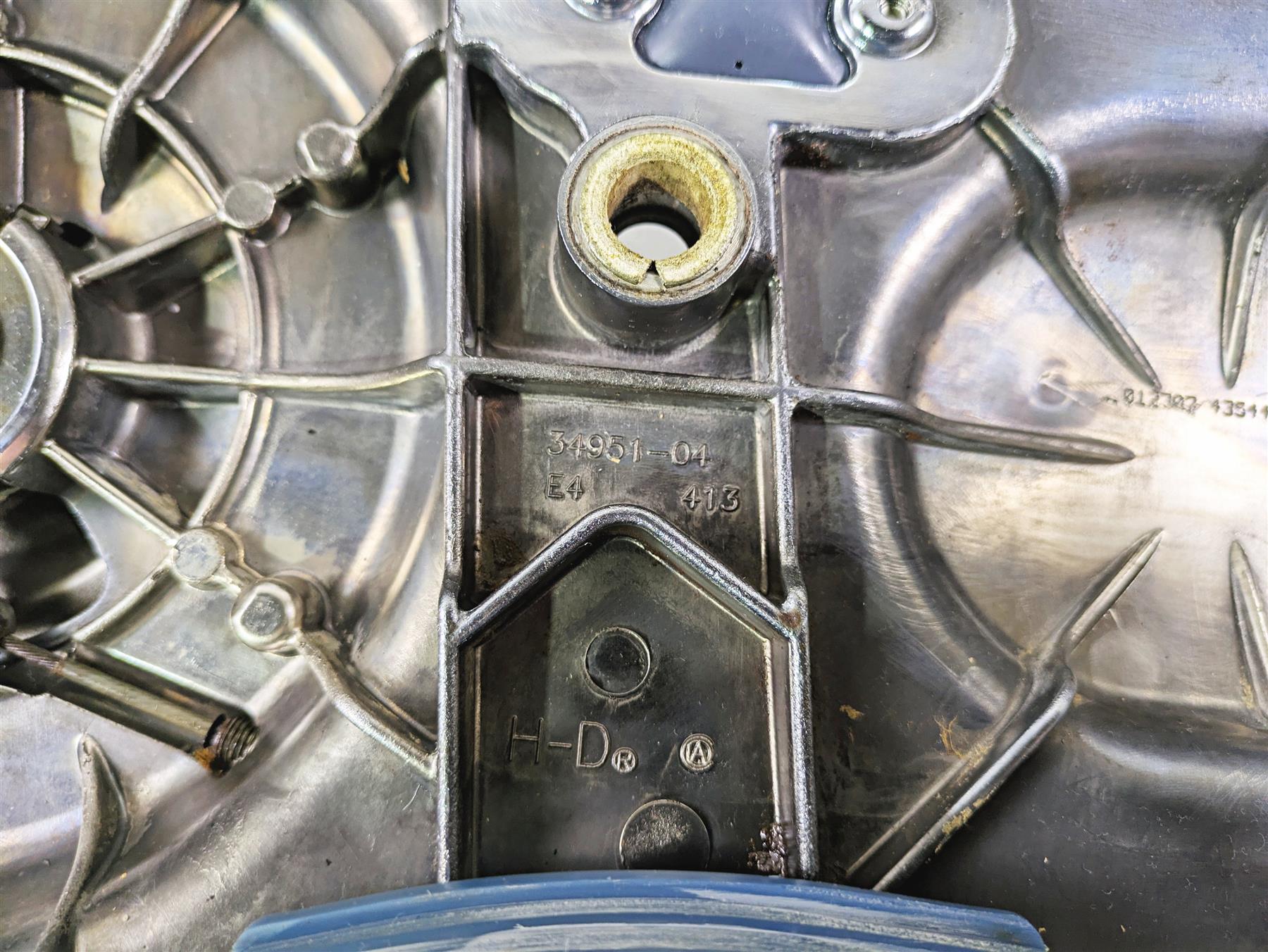 2007 Harley Sportster XL1200 C Primary Drive Clutch Cover & Cable 34951-04 {{ shop.shopifyCountryName }} - Mototech271