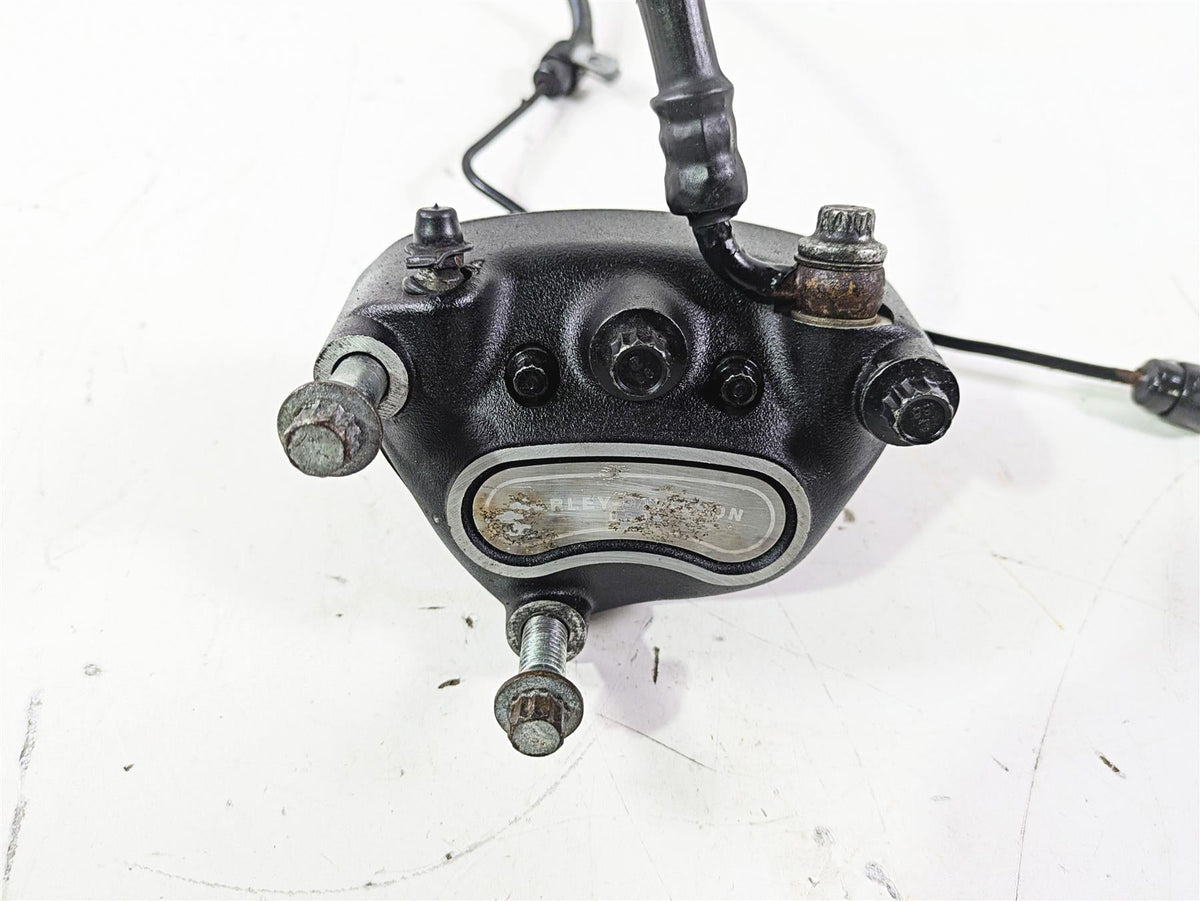 2007 Harley FXDWG Dyna Wide Glide Front Brake Caliper + Line 44046-00D {{ shop.shopifyCountryName }} - Mototech271