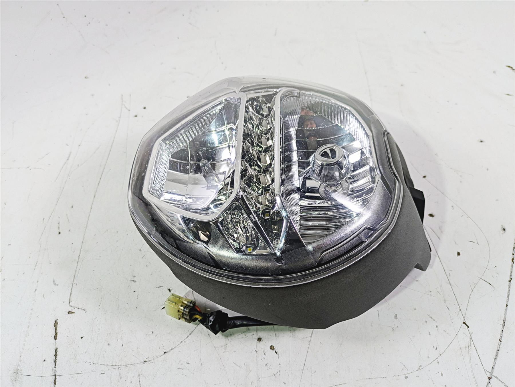 2017 Ducati Monster 1200 S Headlight Head Light & Mounts 52010381BA {{ shop.shopifyCountryName }} - Mototech271