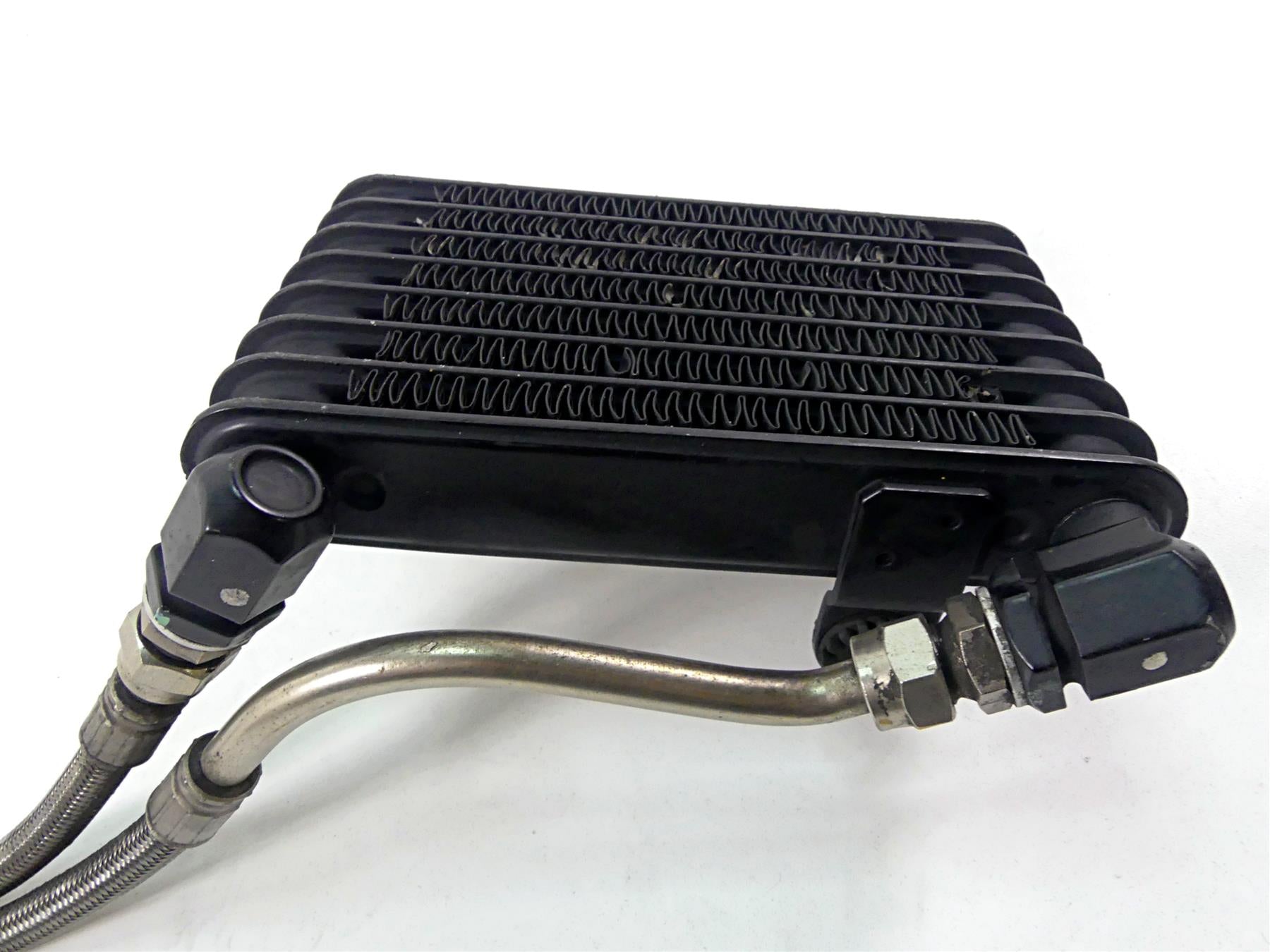 2012 Ducati Monster 1100 EVO Oil Cooler Radiator & Lines 54840791A {{ shop.shopifyCountryName }} - Mototech271