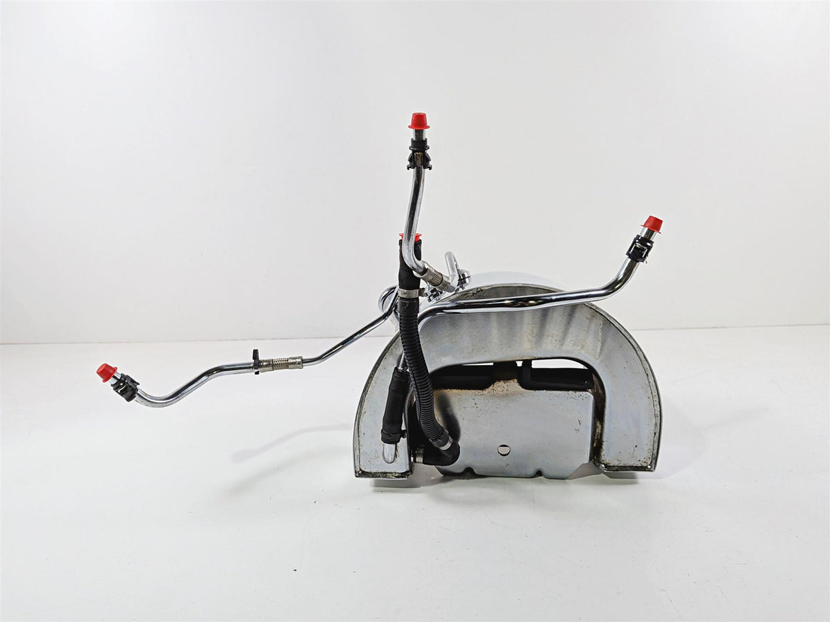 2005 Harley Softail FLSTFSE CVO Fat Boy Chrome Oil Tank & Lines 62498-00A-Mototech271