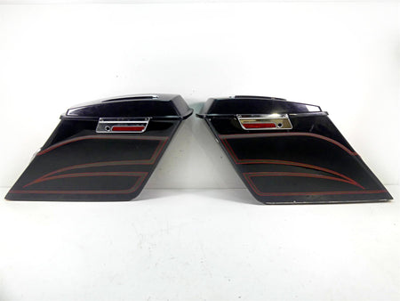 2006 Harley Touring FLHTCU SE E-Glide Custom Stretched Saddlebags + Lights Set {{ shop.shopifyCountryName }} - Mototech271