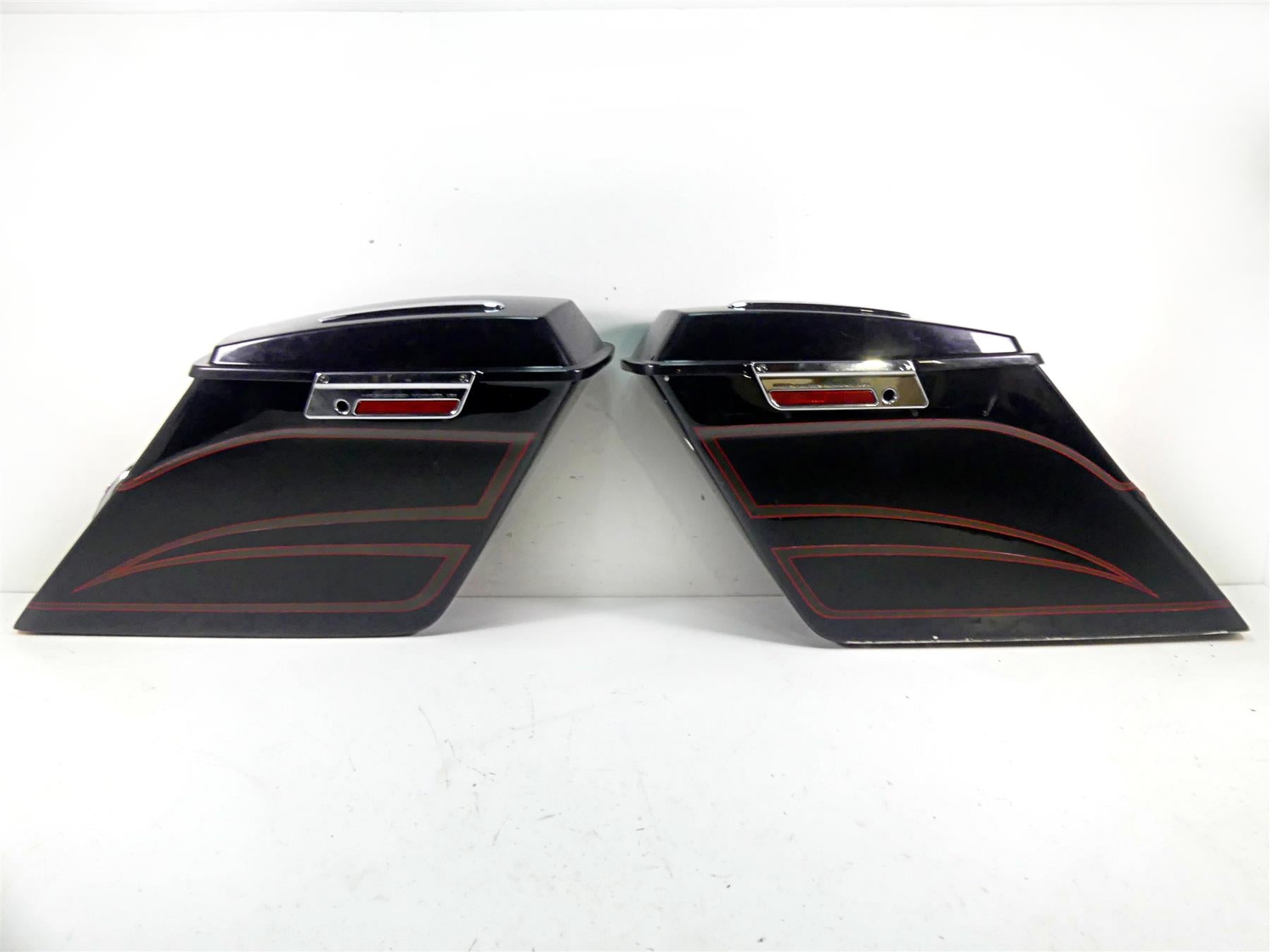2006 Harley Touring FLHTCU SE E-Glide Custom Stretched Saddlebags + Lights Set | Mototech271