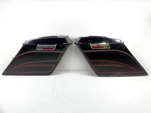 2006 Harley Touring FLHTCU SE E-Glide Custom Stretched Saddlebags + Lights Set | Mototech271