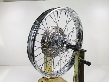 2004 Harley Softail FXSTDI Deuce Straight Front Wheel Rim Spoke 21x2.15 43671-05 {{ shop.shopifyCountryName }} - Mototech271