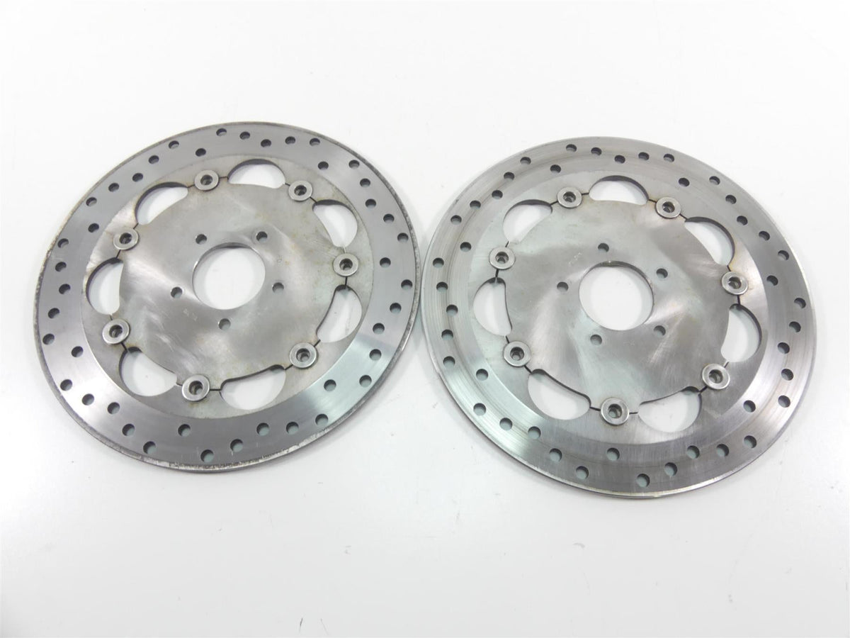 2014 Harley FXDF Dyna Fat Bob Sunstar Front Brake Rotor Disc Set 46717 ...