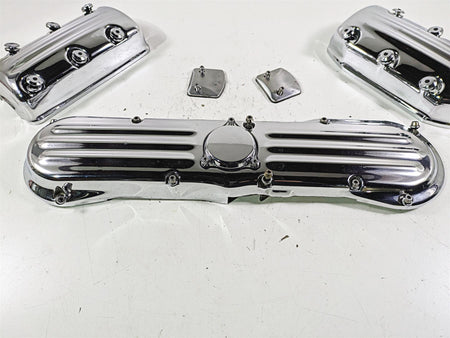 1998 Honda GL1500 Valkyrie Tour Chrome Cylinder Timing Cover Set 11511-MZ0-000 {{ shop.shopifyCountryName }} - Mototech271