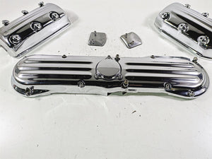 1998 Honda GL1500 Valkyrie Tour Chrome Cylinder Timing Cover Set 11511-MZ0-000