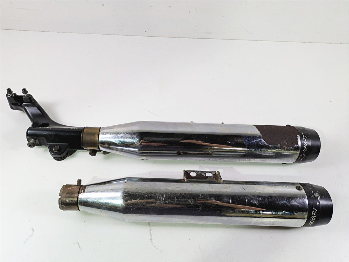 2018 Harley FLHCS Softail Heritage 115th Rinehart 3.5" Slip On Exhaust 500-1216 {{ shop.shopifyCountryName }} - Mototech271