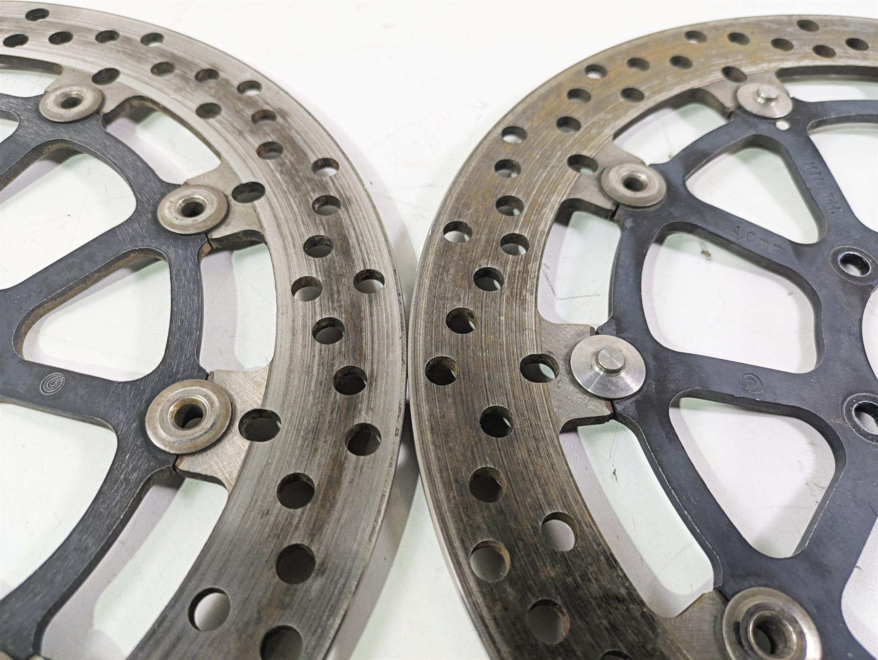 2012 Ducati Streetfighter 848 Front Brake Rotor Disc Set 49241011A 49241191A {{ shop.shopifyCountryName }} - Mototech271