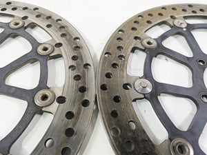2012 Ducati Streetfighter 848 Front Brake Rotor Disc Set 49241011A 49241191A