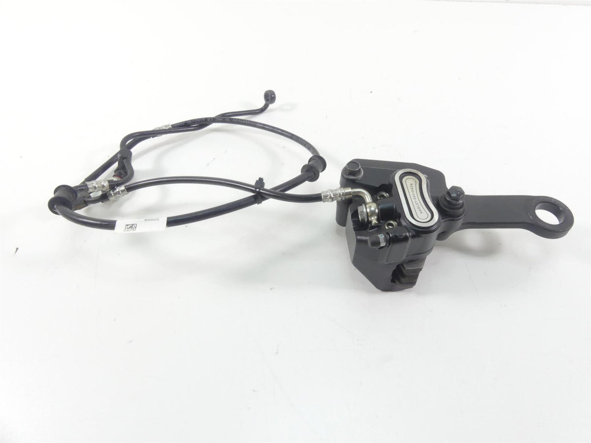 2020 Harley Softail FXBB Street Bob Rear Brake Caliper + Line & Bracket 41300192 {{ shop.shopifyCountryName }} - Mototech271