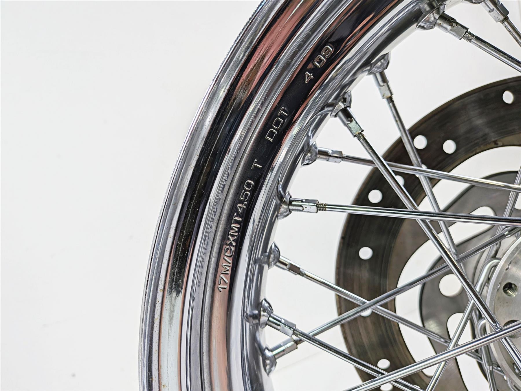 2006 Harley Davidson Dyna FXDBI Street Bob 17x4.5 Rear Wheel Rim -Read 40979-06B {{ shop.shopifyCountryName }} - Mototech271