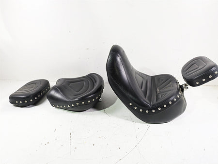 2002 Honda GL1500 CD Valkyrie Deluxe Ultimate Front Rear Lowrider Seat Saddle Set {{ shop.shopifyCountryName }} - Mototech271