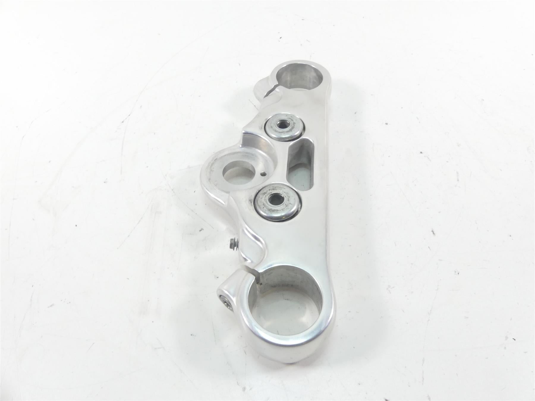 2010 Harley FXDWG Dyna Wide Glide Upper Triple Tree Steering Clamp 49mm 46700-08 {{ shop.shopifyCountryName }} - Mototech271